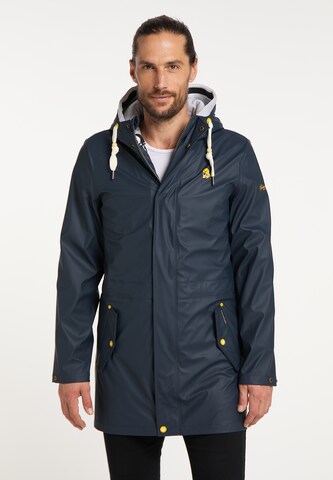 Schmuddelwedda Between-Seasons Parka in Blue: front