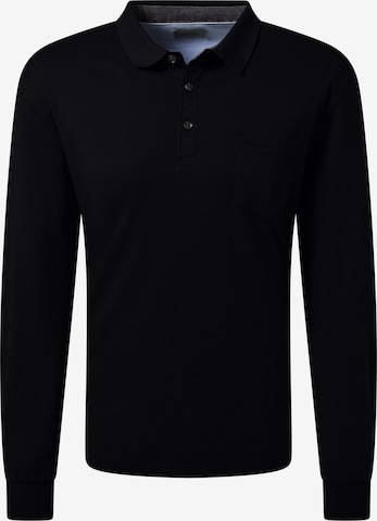 PIERRE CARDIN Poloshirt in Schwarz: Vorderseite