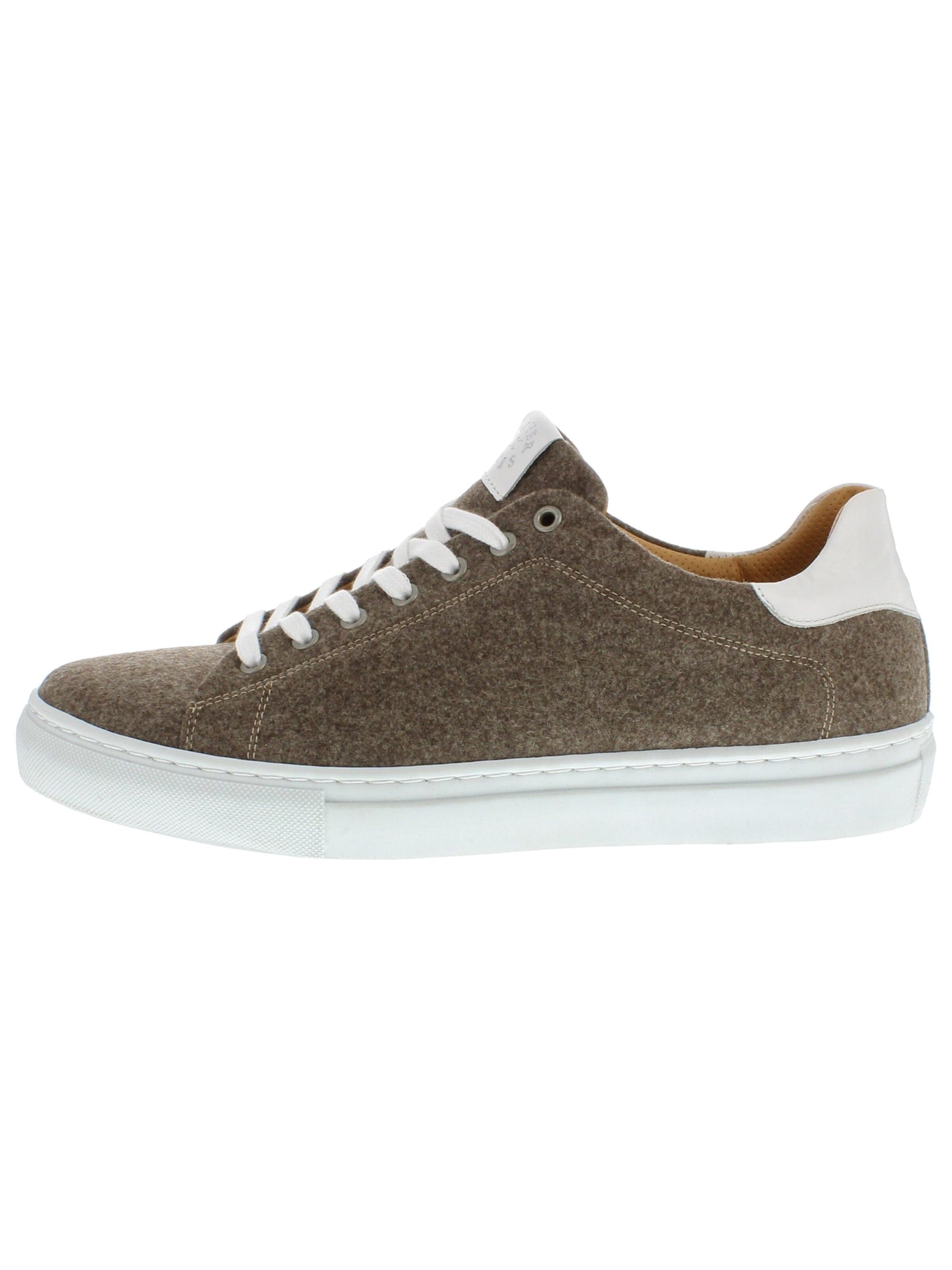 XAVER LUIS Schuhmanufaktur Sneaker low 'MAX - Nachhaltiger Herren Sneaker aus Merinowolle'‌‌‌‌‌‌‌ in Braun: Vorderseite