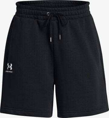 UNDER ARMOUR Loosefit Sportbroek in Zwart: voorkant