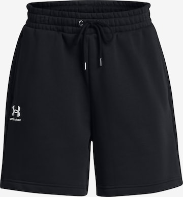 UNDER ARMOUR Loose fit Workout Pants in Black: front