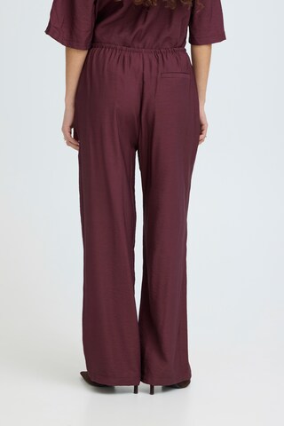 ICHI Loosefit Broek 'ICHFalura' in Rood