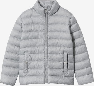 Veste mi-saison MANGO KIDS en gris : devant