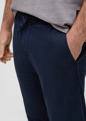 Effilé Pantalon QS en bleu