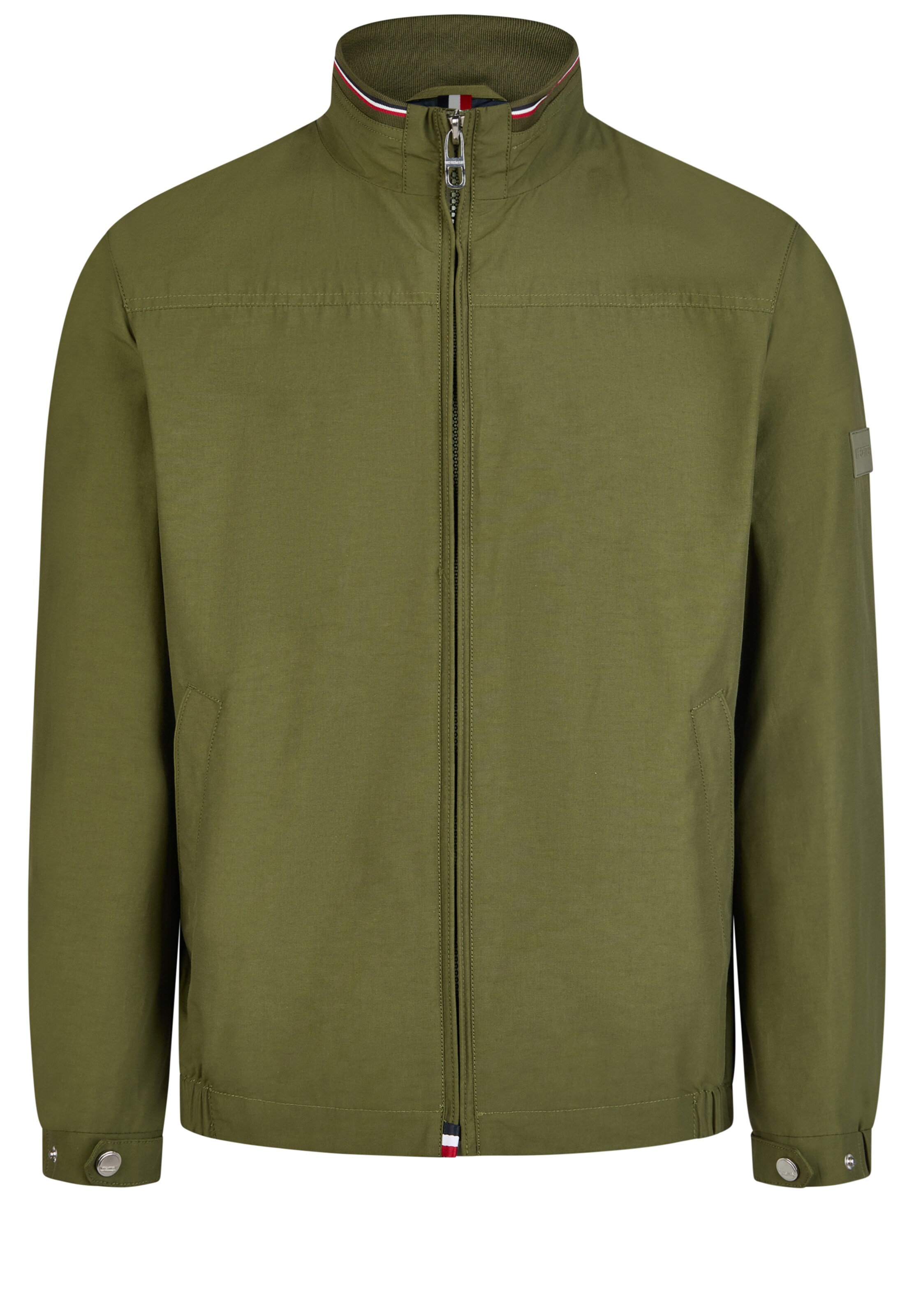 HECHTER PARIS Between-Season Jacket in M in Blue / Olive / Blood red / White, Item view