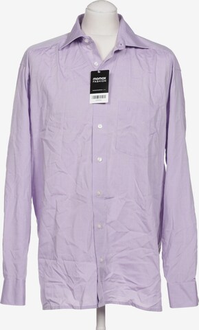 Digel Button Up Shirt in M in Purple: front