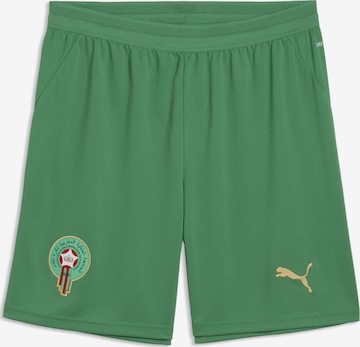 PUMA Regular Workout Pants 'Marokko' in Green: front