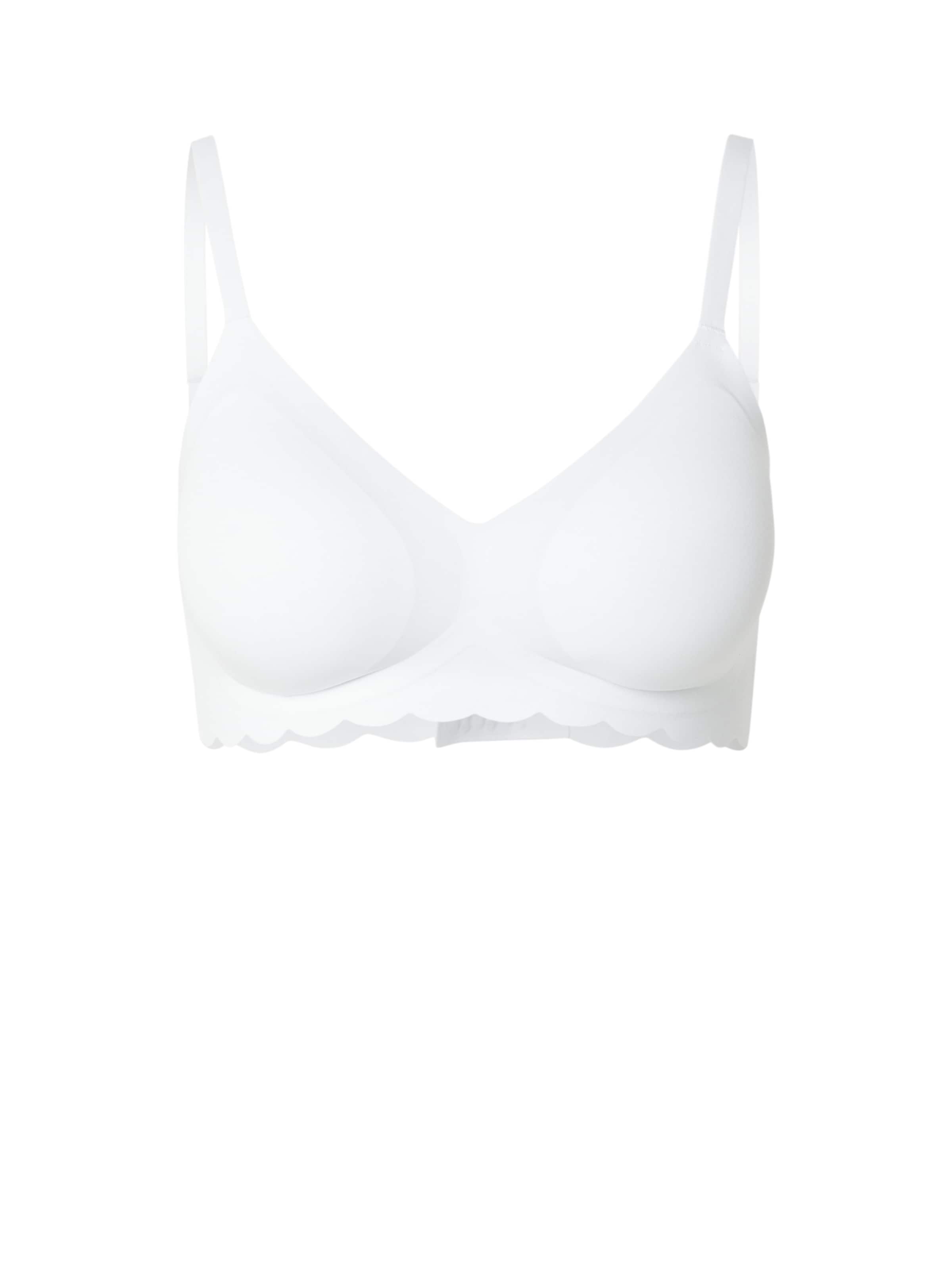 Skiny Kolmnurk Rinnahoidja, värv valge: eest vaates