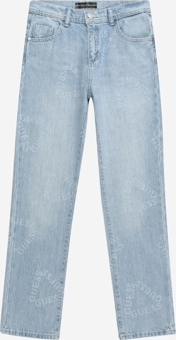 regular Jeans di GUESS in blu: frontale