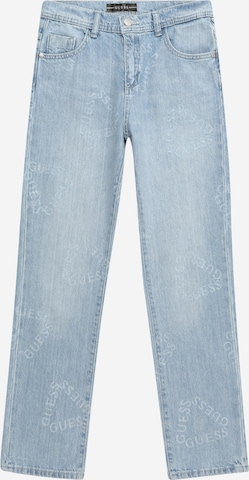 regular Jeans di GUESS in blu: frontale