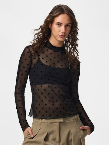 PIECES Shirt 'PCJESHI' in Schwarz: Vorderseite