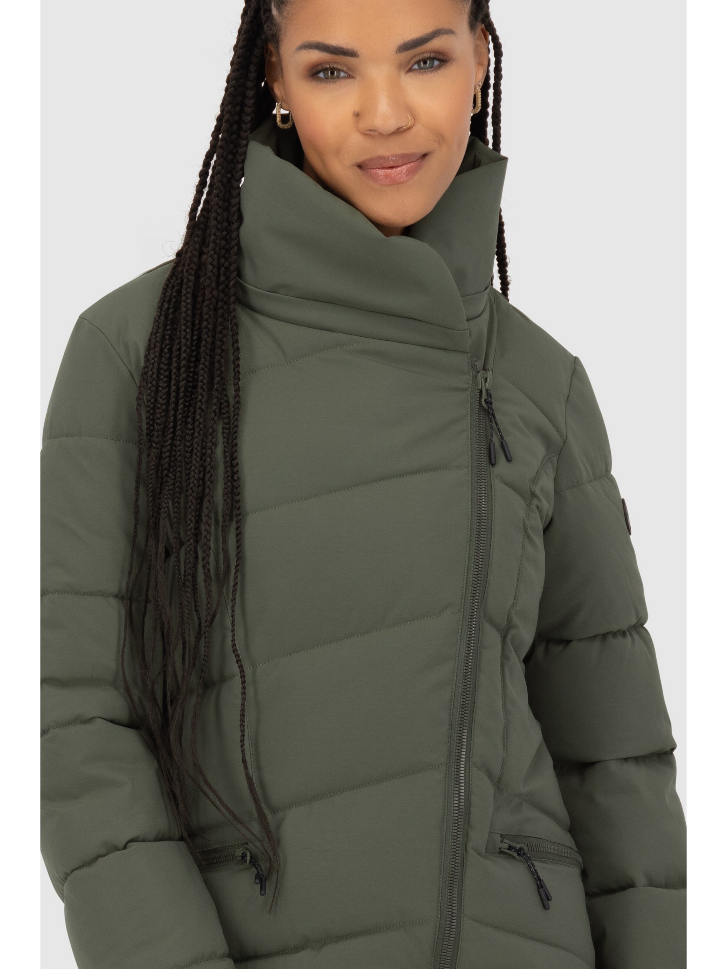 Veste d’hiver 'NimaAK A' alife & kickin en vert