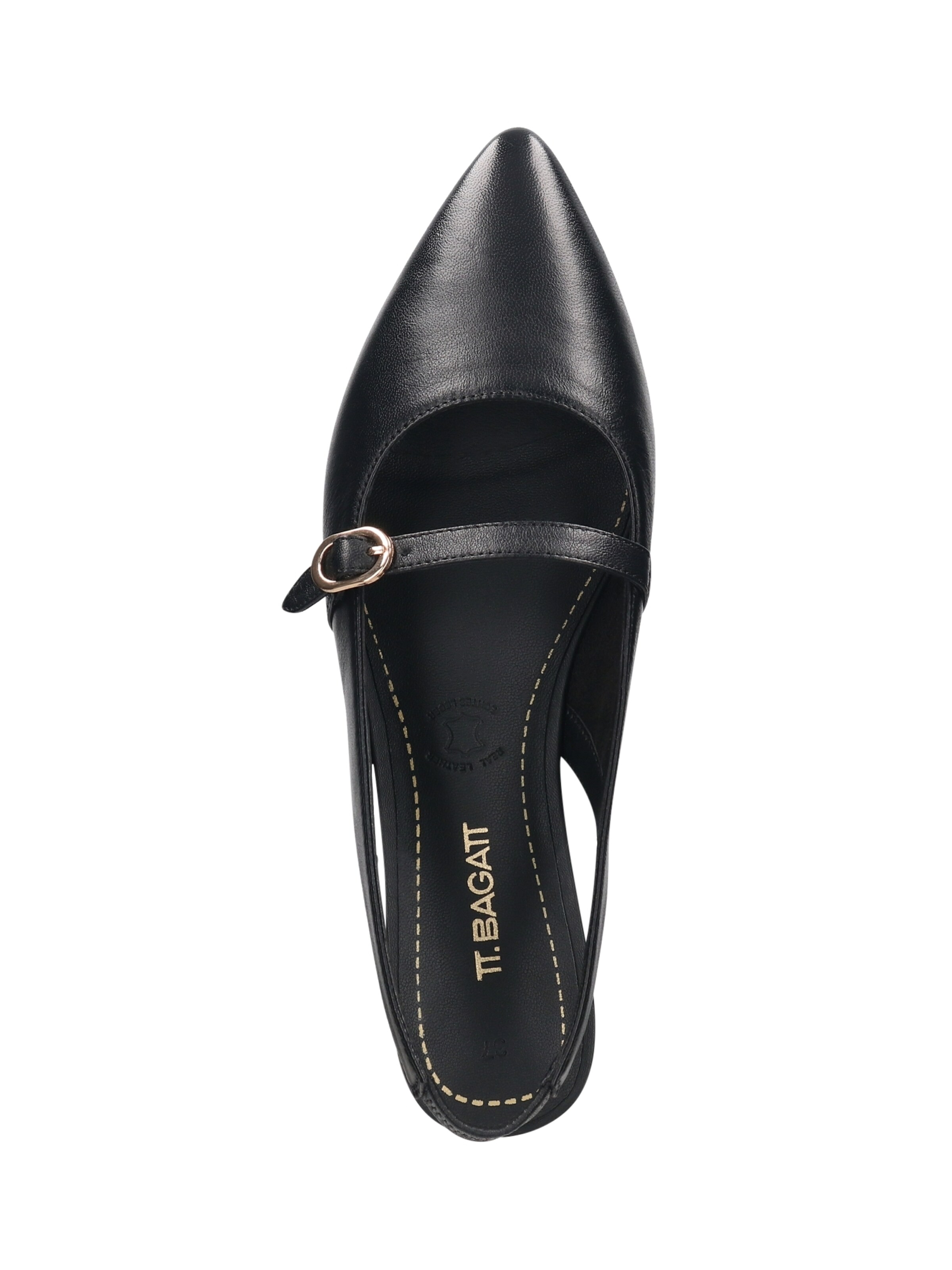 TT. BAGATT Riemchenballerina in Schwarz