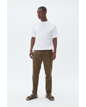 Matinique regular Bukser 'Linen' i brun