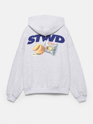 Felpa 'STWD GALLETA' di Pull&Bear in grigio