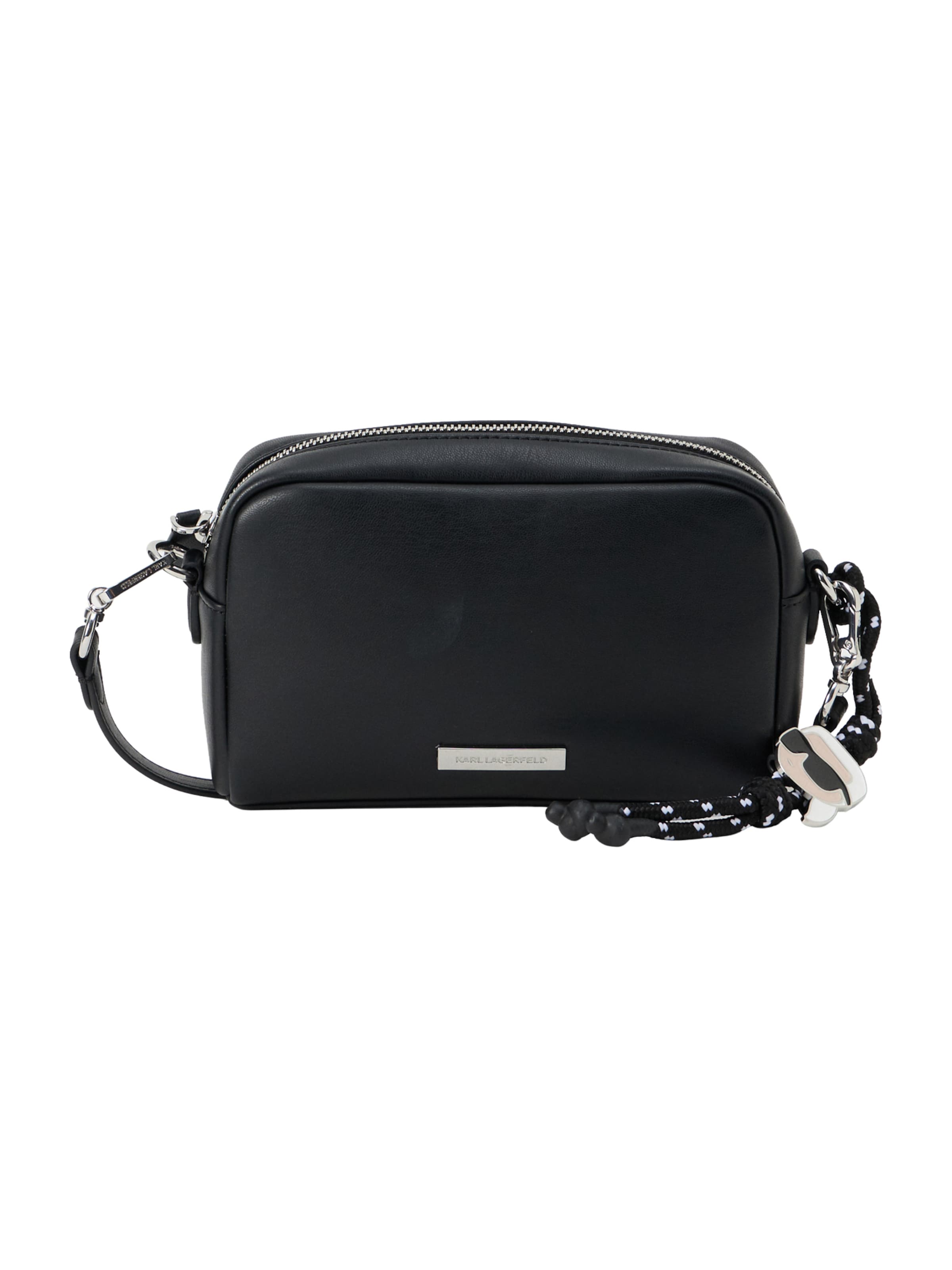 Geantă de umăr 'IKON SMOOTH' Karl Lagerfeld pe negru, Vizualizare produs
