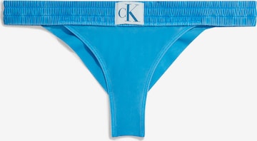 Calvin Klein Swimwear Bikini Bottoms in Blue: front