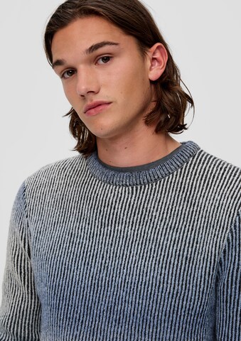 QS Strickpullover in Blau