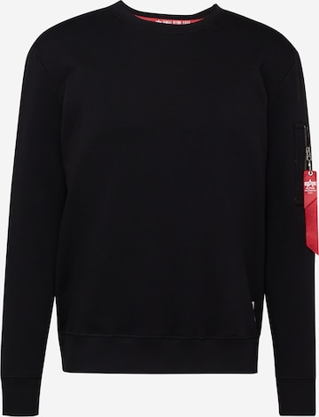 ALPHA INDUSTRIES Sweatshirt 'Dragon' in Black: front