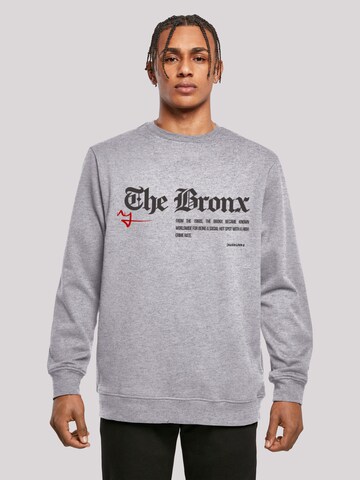 Sweat-shirt 'The Bronx' F4NT4STIC en gris : devant