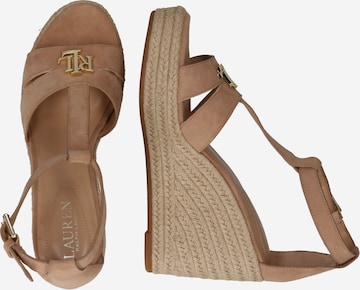 Sandales 'HALE' Lauren Ralph Lauren en beige