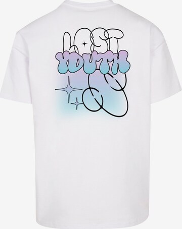 Lost Youth Shirt 'Dreamy Universe' in Wit