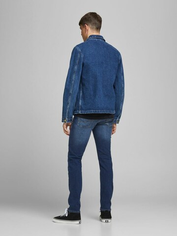JACK & JONES Slimfit Jeansy 'GLENN' w kolorze niebieski