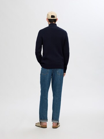 SELECTED HOMME Вязаная кофта 'SLHDane' в Синий