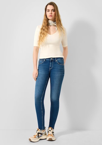 QS Skinny Jeans-Hose ' SADIE ' in Blau