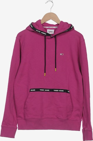 Tommy Jeans Sweatshirt & Zip-Up Hoodie in L in Pink: front