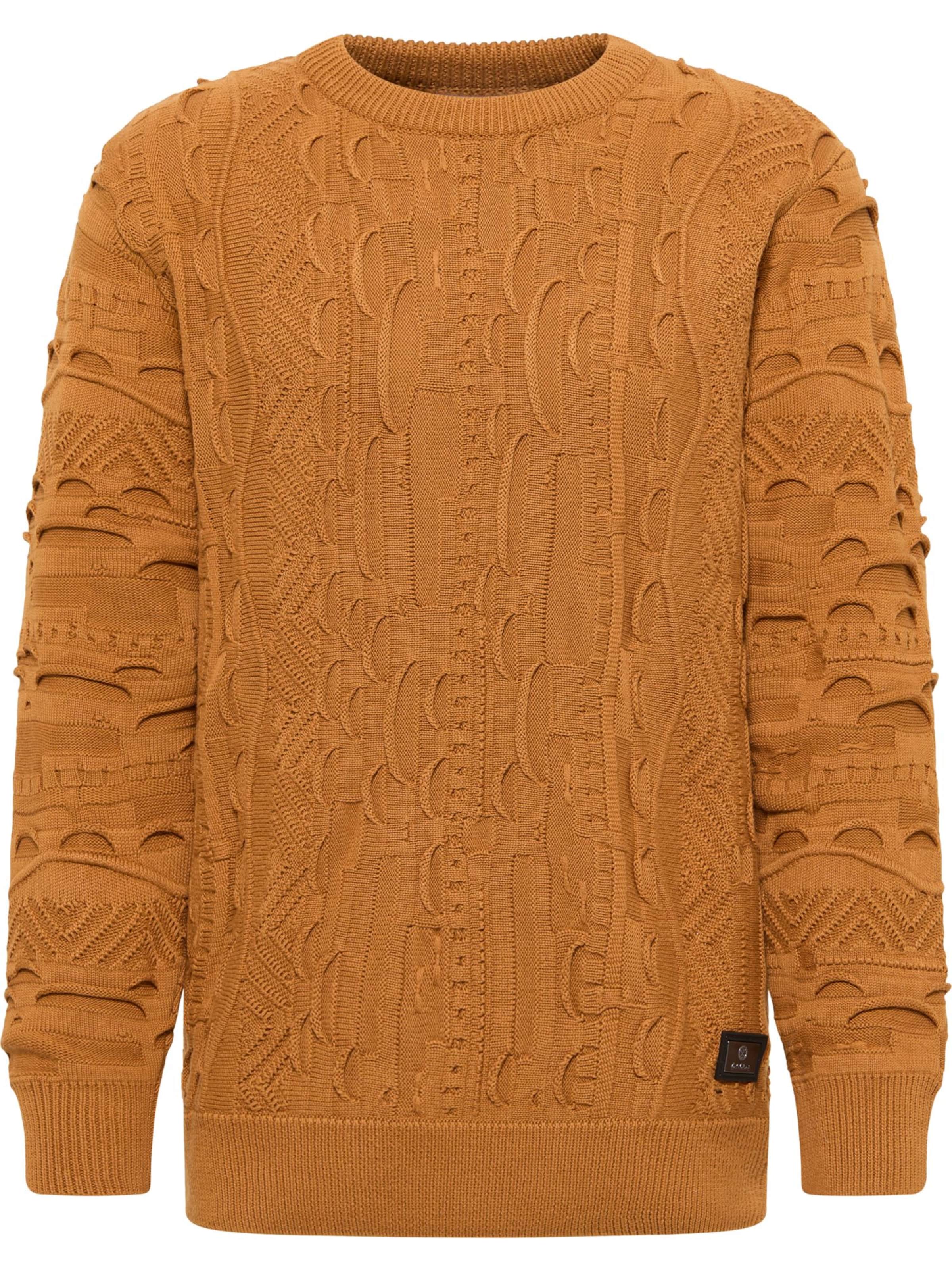 Carlo Colucci Sweater 'Esposini' in Brown: front