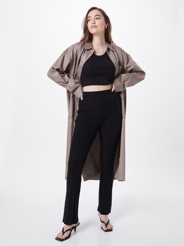 ABOUT YOU Flared Pants 'Lisa' in Black