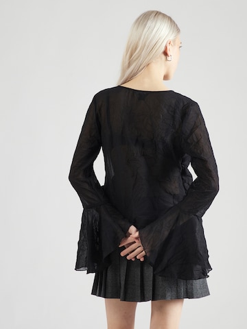 Monki Blouse in Zwart