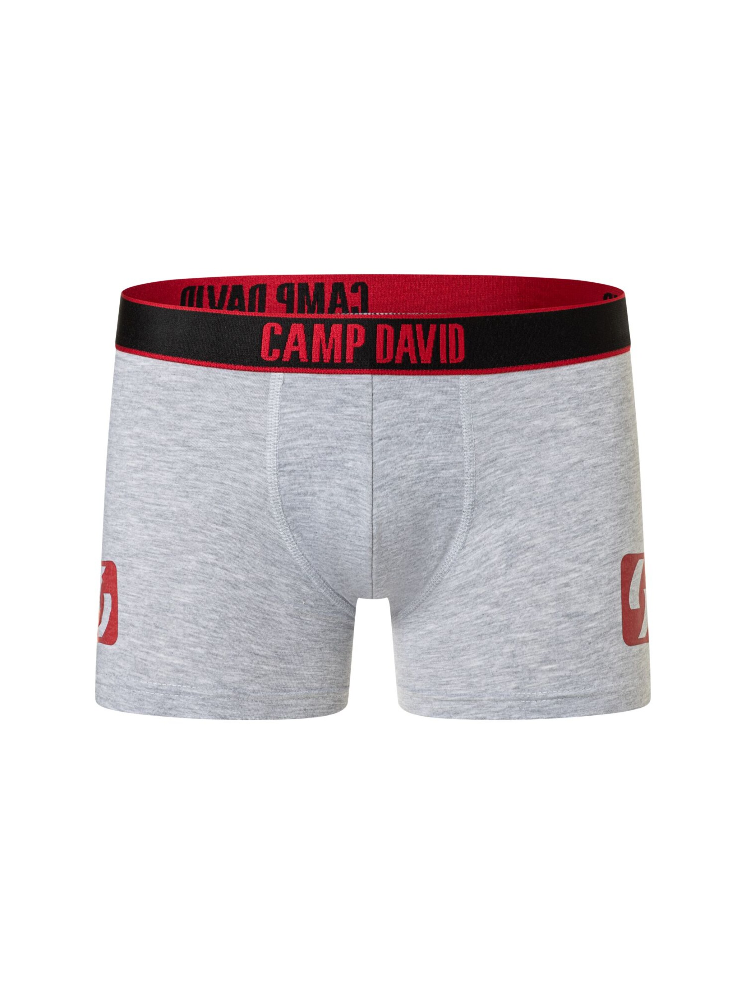 CAMP DAVID Boxershorts in Grau