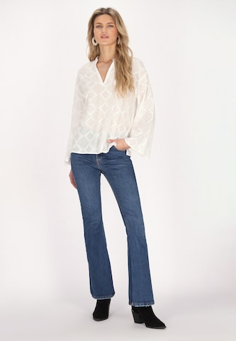 usha FESTIVAL Blouse in White