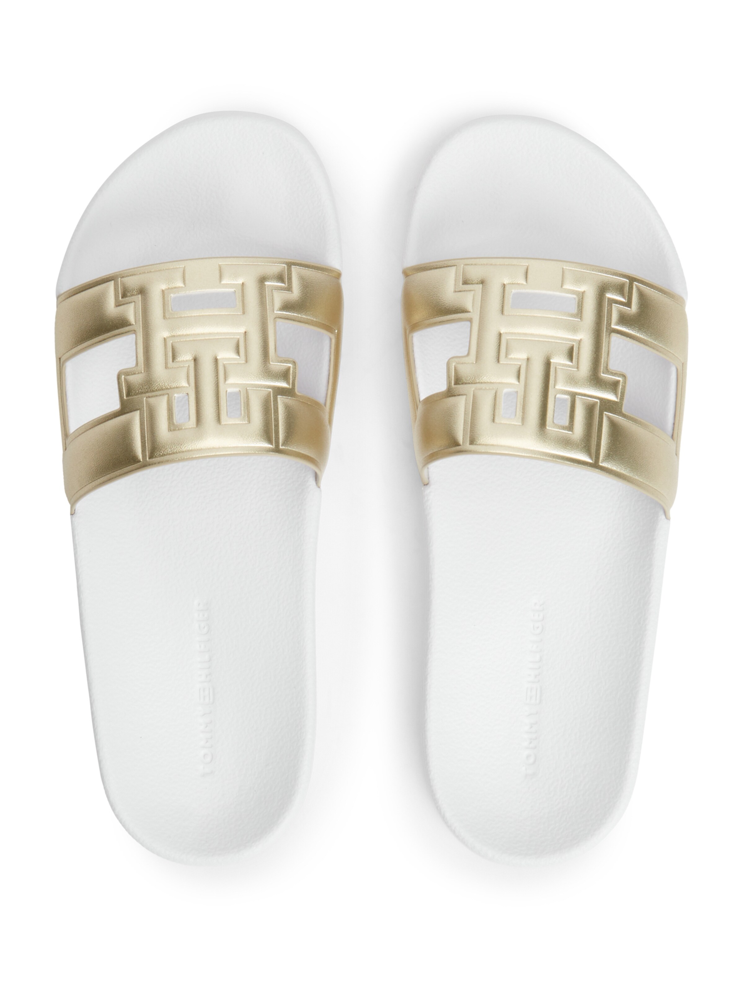 TOMMY HILFIGER Pantofle – zlatá