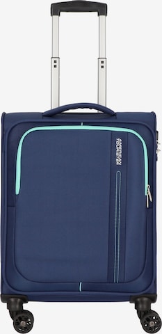 American Tourister Trolley 'Sea Seeker' in Blau: Vorderseite