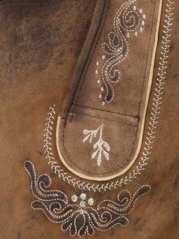 Regular Pantalon folklorique 'Anton' MARJO en marron