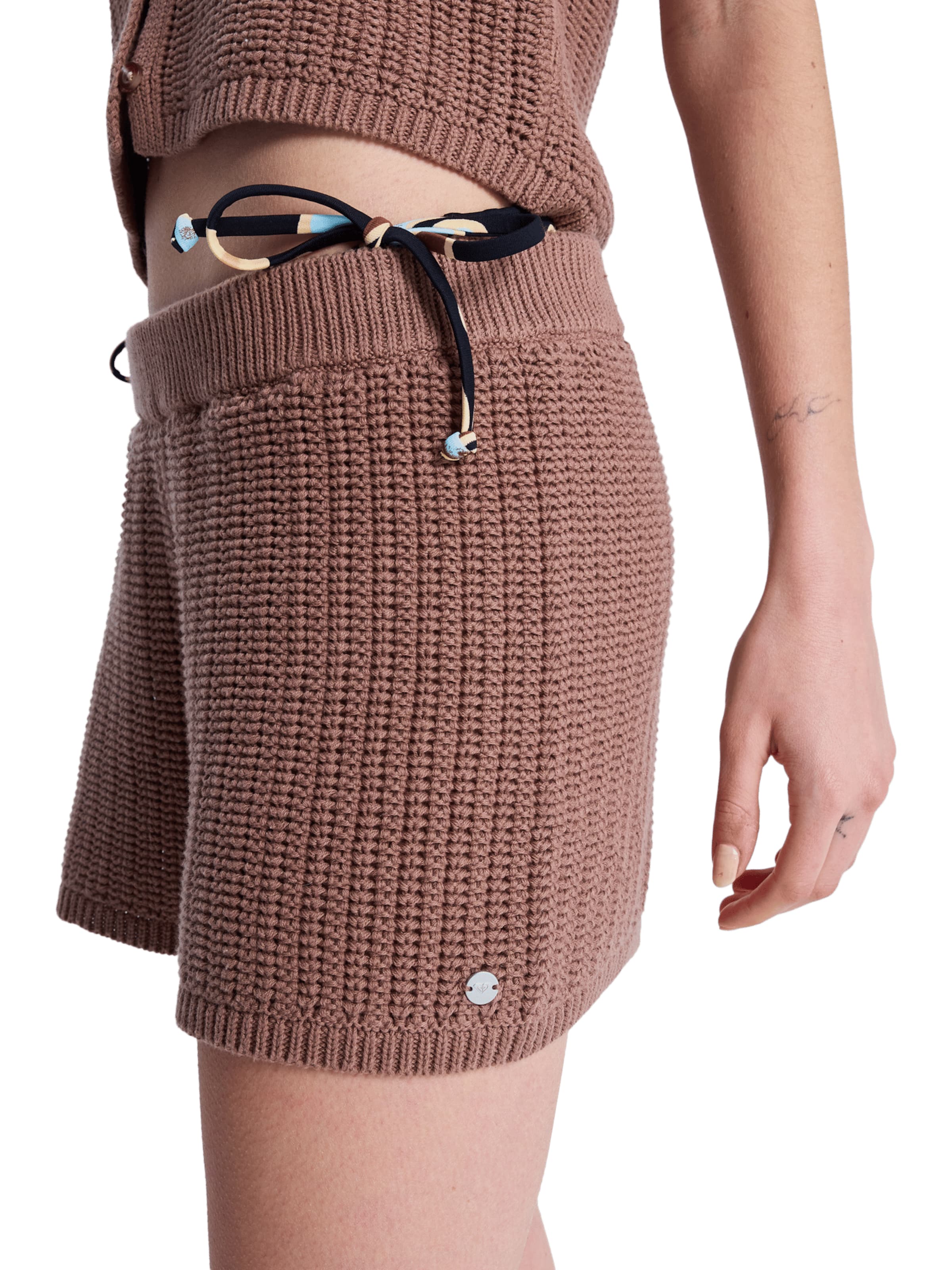 ROXY Свободный крой Штаны 'Beach Bungalow' в Коричневый