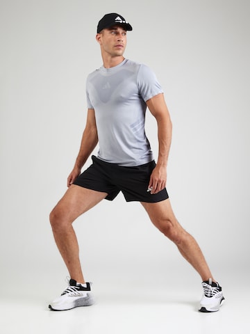 ADIDAS PERFORMANCE Funkcionalna majica 'GYM+' | siva barva