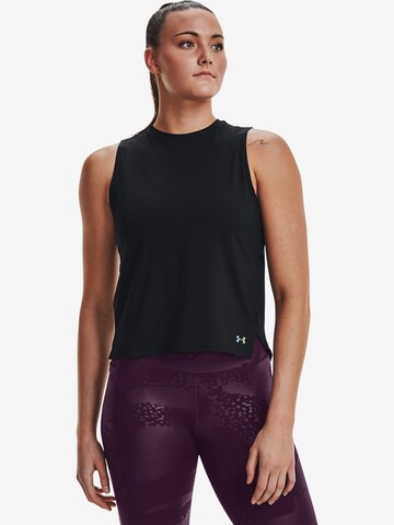 UNDER ARMOUR Sporttop in Schwarz: predná strana