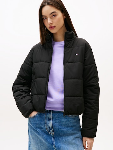 Tommy Jeans Between-season jacket in Black: front