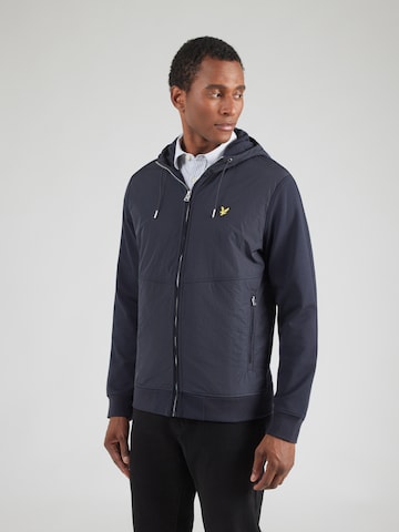 Lyle & Scott Sweatjacke in Blau: Vorderseite