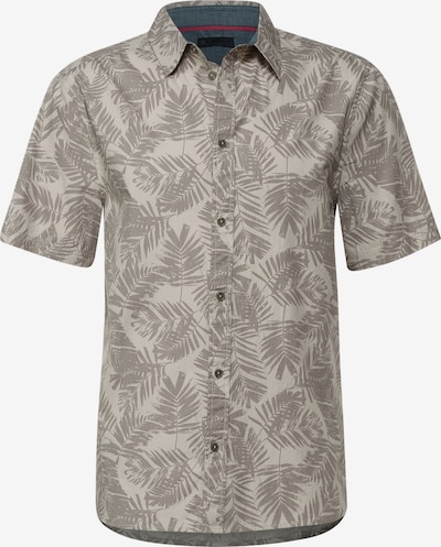 Street One MEN Hemd in beige / grau, Produktansicht