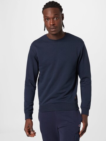 INDICODE JEANS - Sweatshirt 'Holt' em azul: frente