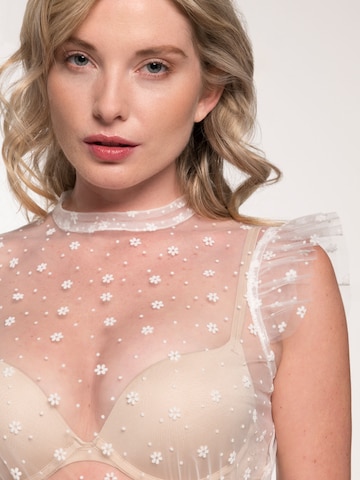 Blouse folklorique 'Grins' SPIETH & WENSKY en blanc