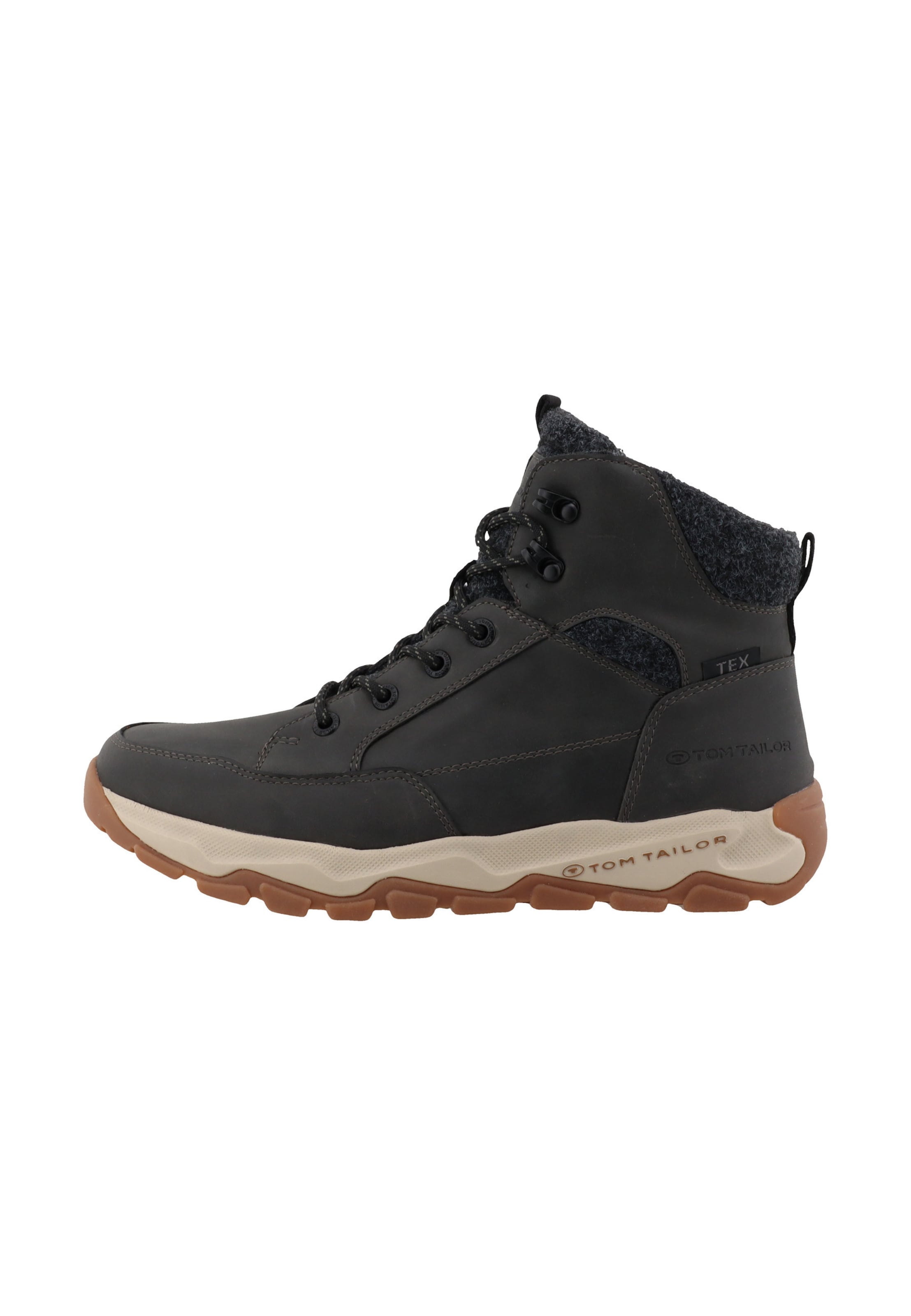 TOM TAILOR Veterboots in Grijs