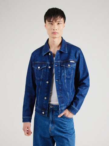 Veste mi-saison Calvin Klein Jeans en bleu : devant