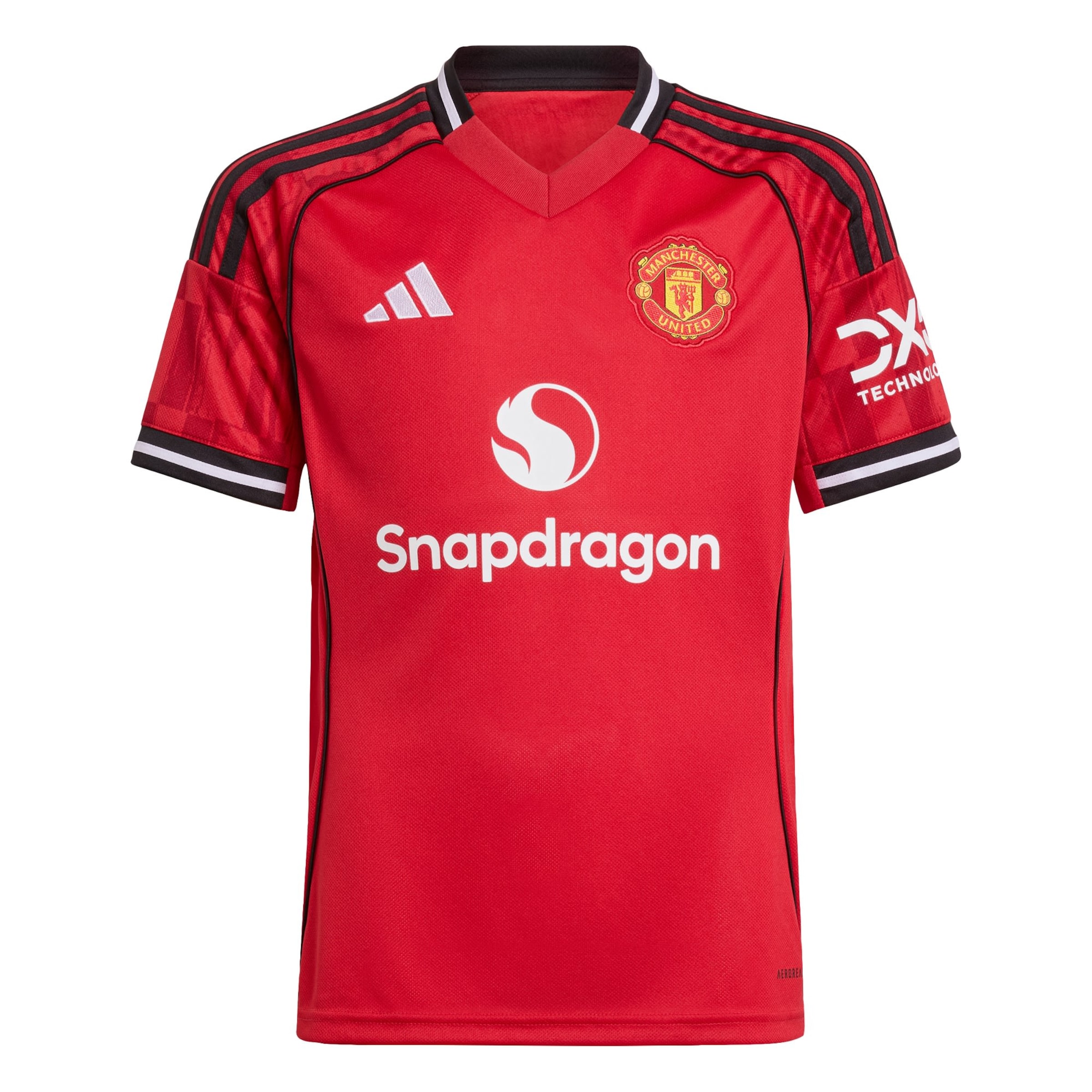 raudona ADIDAS PERFORMANCE Sportiniai marškinėliai 'Manchester United 2025/2026': priekis