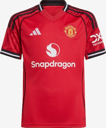 raudona ADIDAS PERFORMANCE Sportiniai marškinėliai 'Manchester United 2025/2026': priekis
